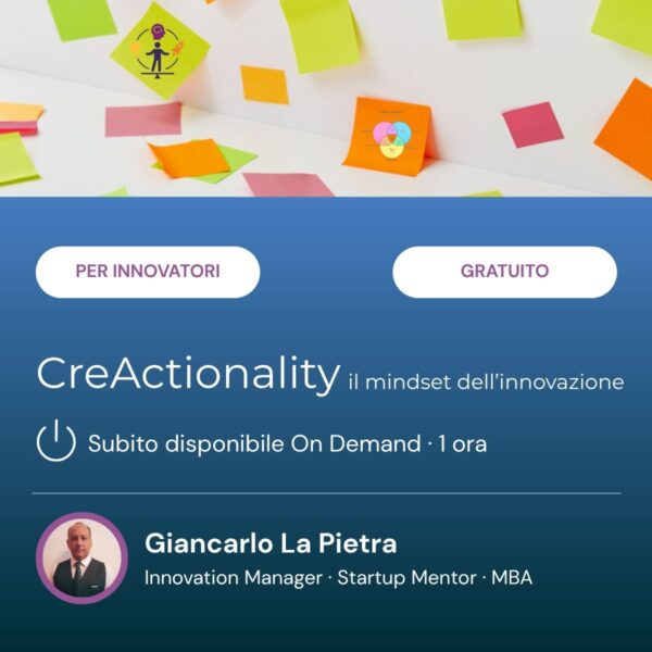 CreActionality: il mindset per l'innovazione